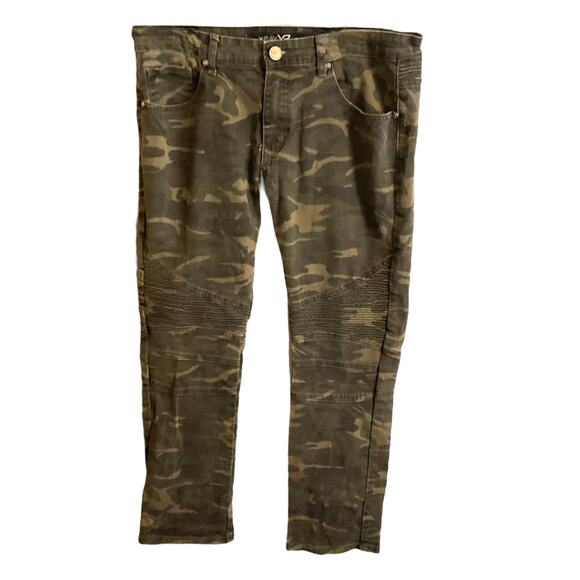 XRAY Jeans Men's Size 34 x 30 Green Camo Skinny Jeans School Cotton Stretch Hunt - Picture 11 of 12